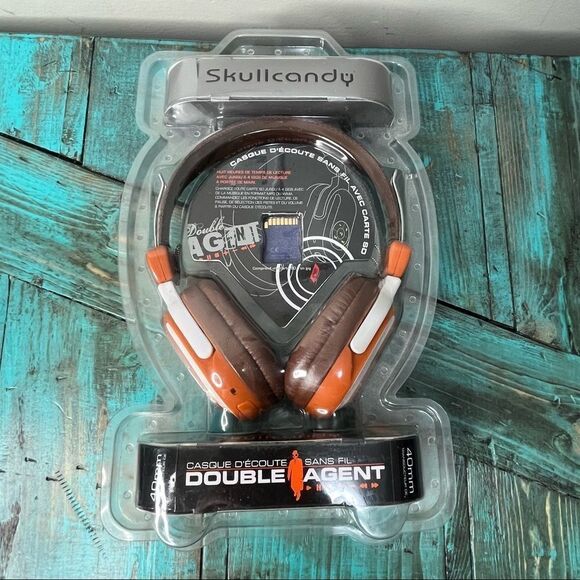 Sealed Skullcandy Wireless Headphones Double Agent - Picture 8 of 8